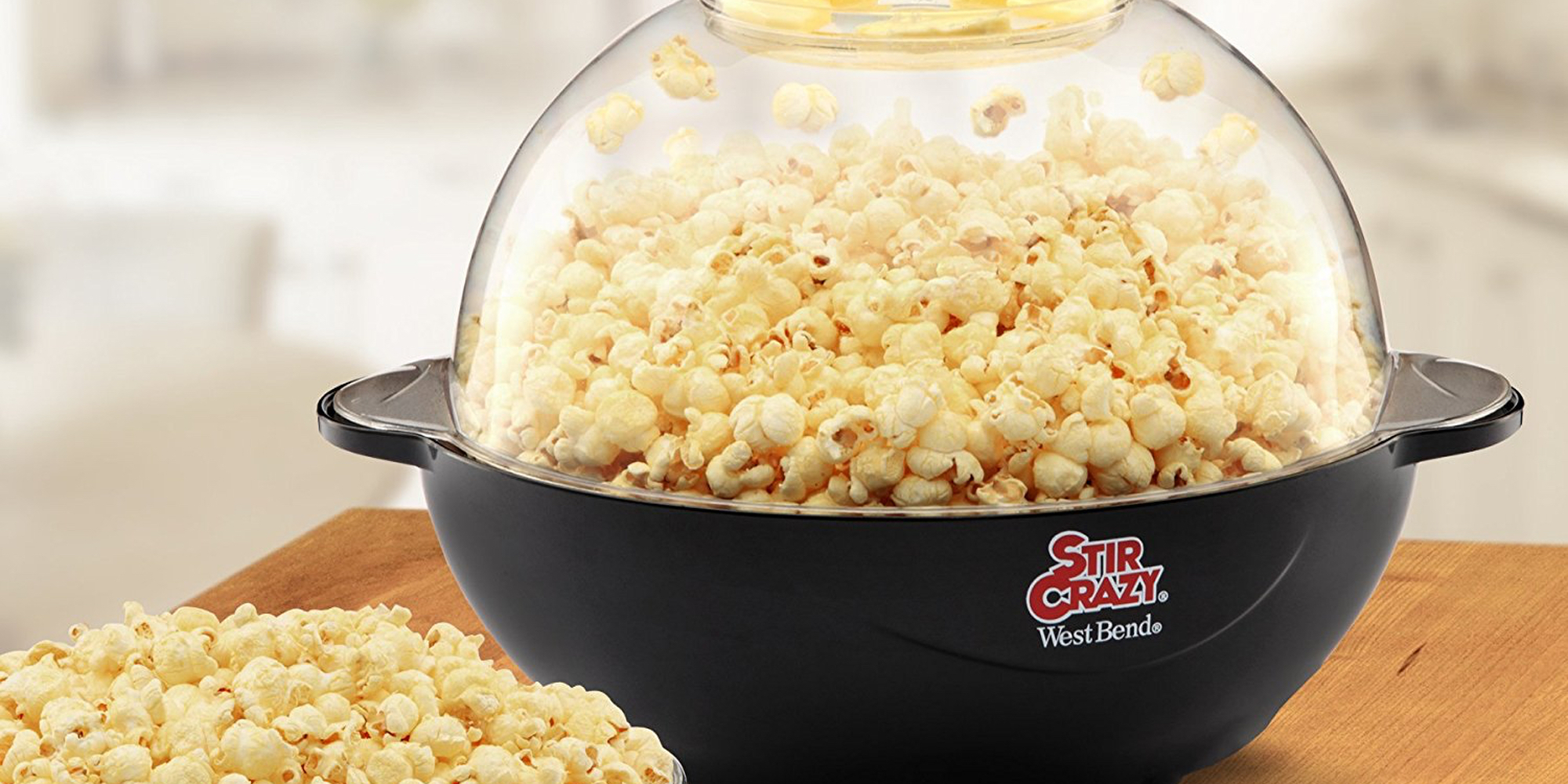 West Bend Stir Crazy 6-Quart Electric Popcorn Popper for $15 - 9to5Toys