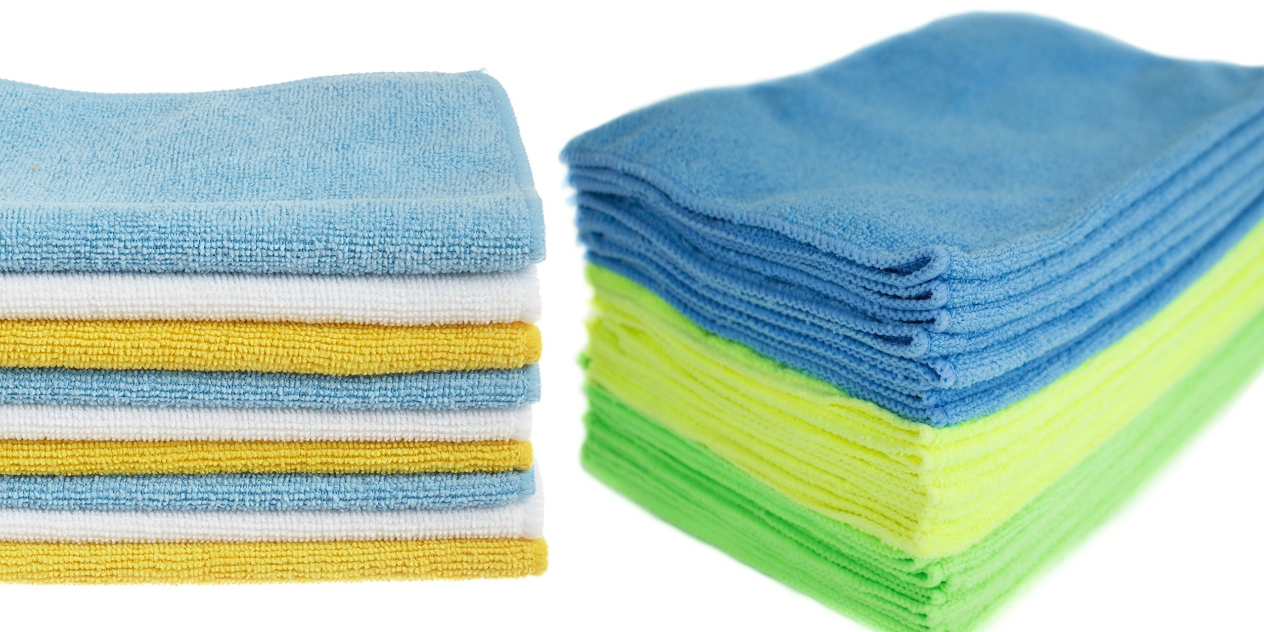 AmazonBasics Microfiber Cleaning Cloths: 24-pack from $7 Prime shipped ...