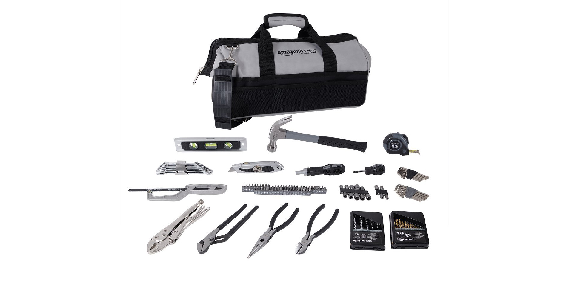 AmazonBasics 115piece Home Repair Kit for 29 shipped (Reg. 45)