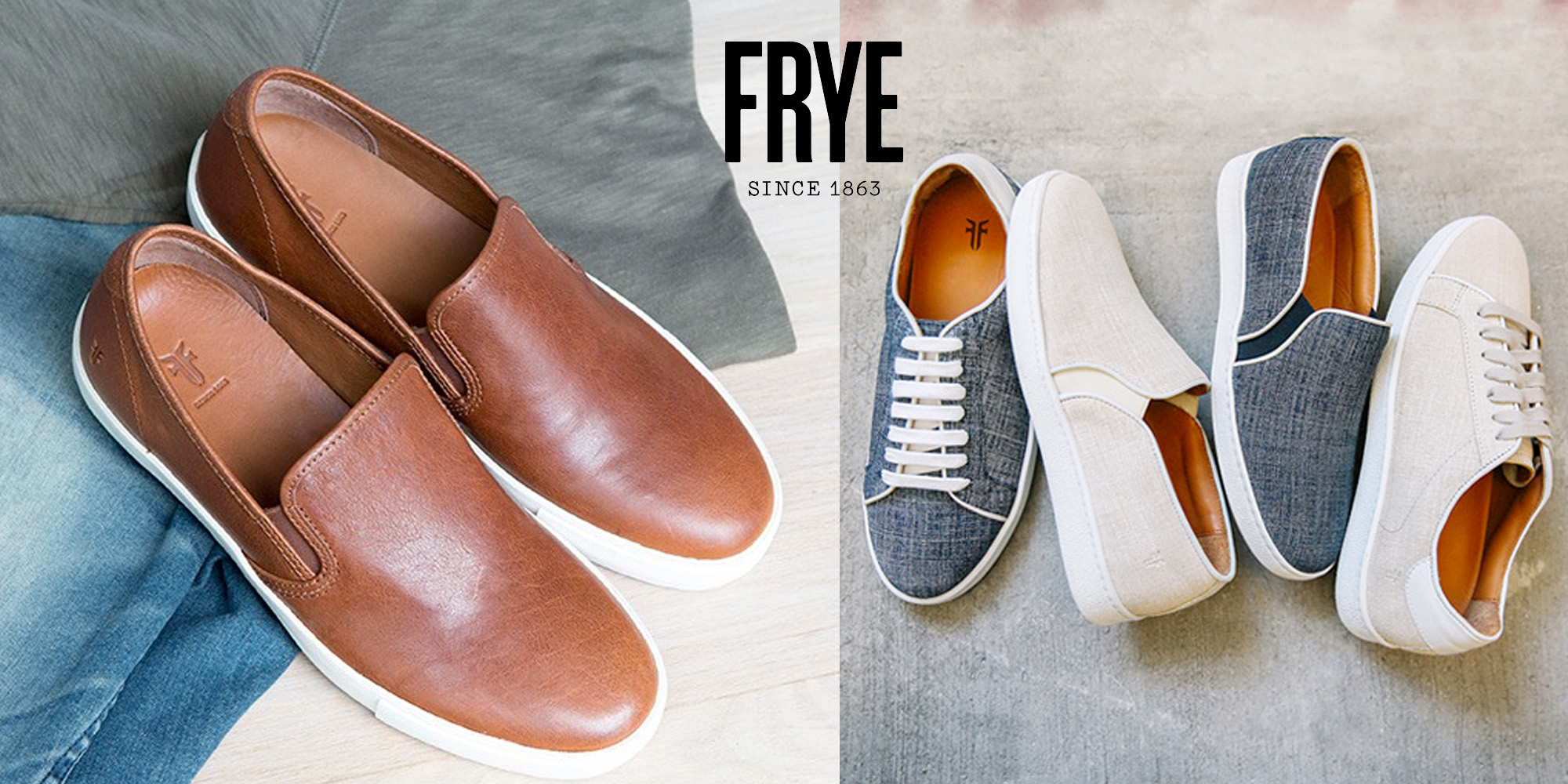The FRYE Company takes up to 60% off men's and women's shoes + free ...