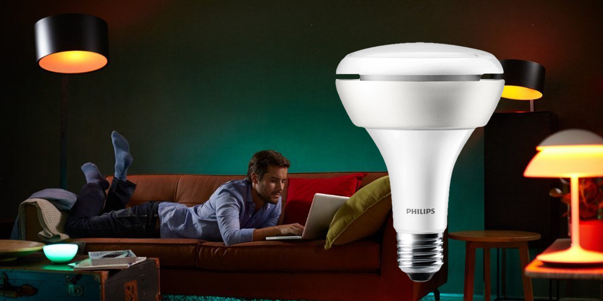 Philips Hue White And Color BR30 60W Flood Light Drops To 45 Shipped   Hue Br30 Flood Light1 