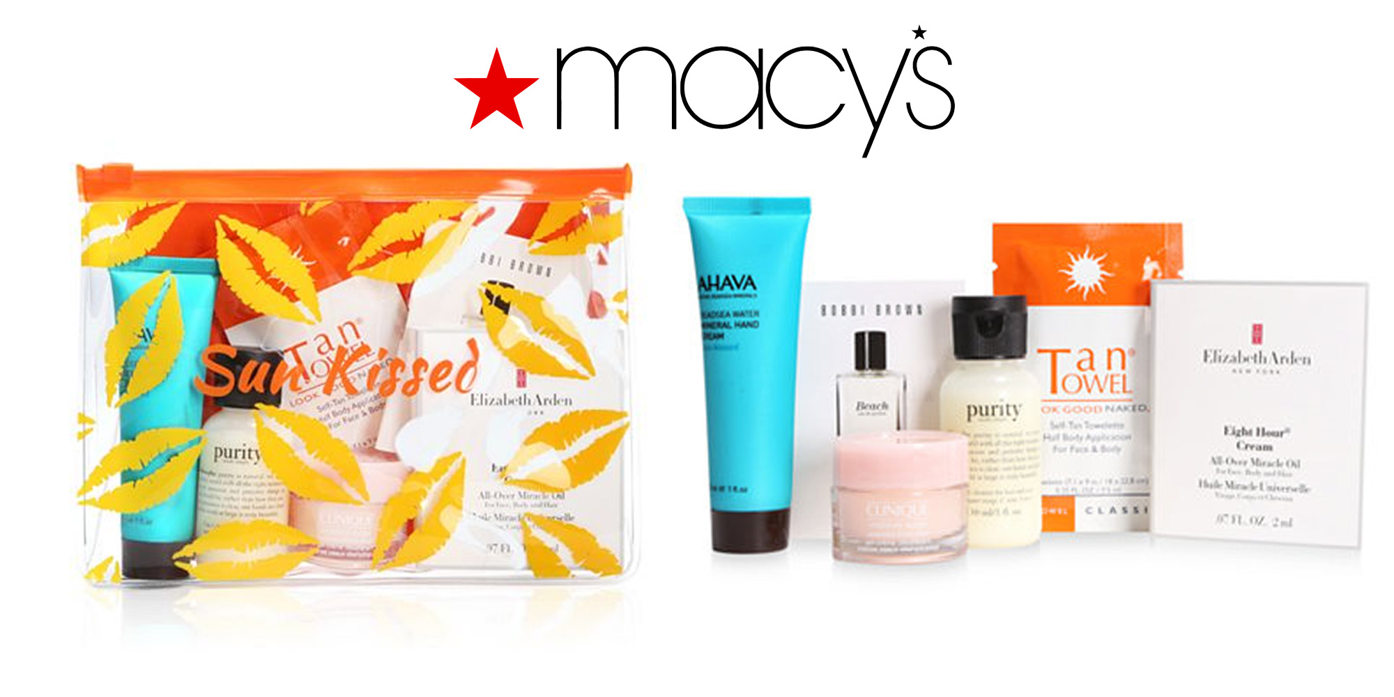 Macy’s summer beauty sampler set offers $31 worth of product for $7 shipped
