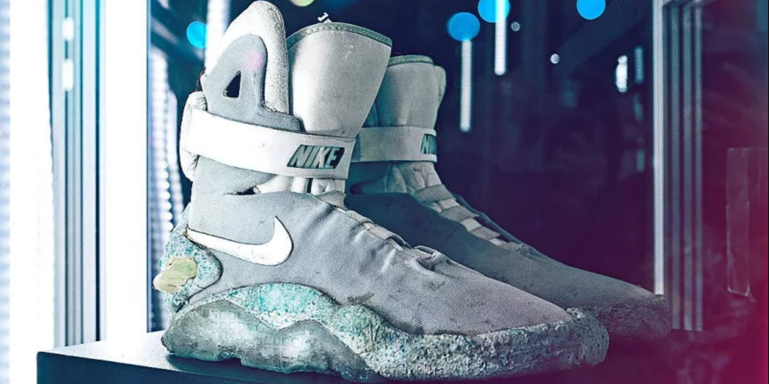 Chronisch Afwijzen Polair Marty McFly's original 'Back to the Future II' Nike Mags go up for auction  later this year