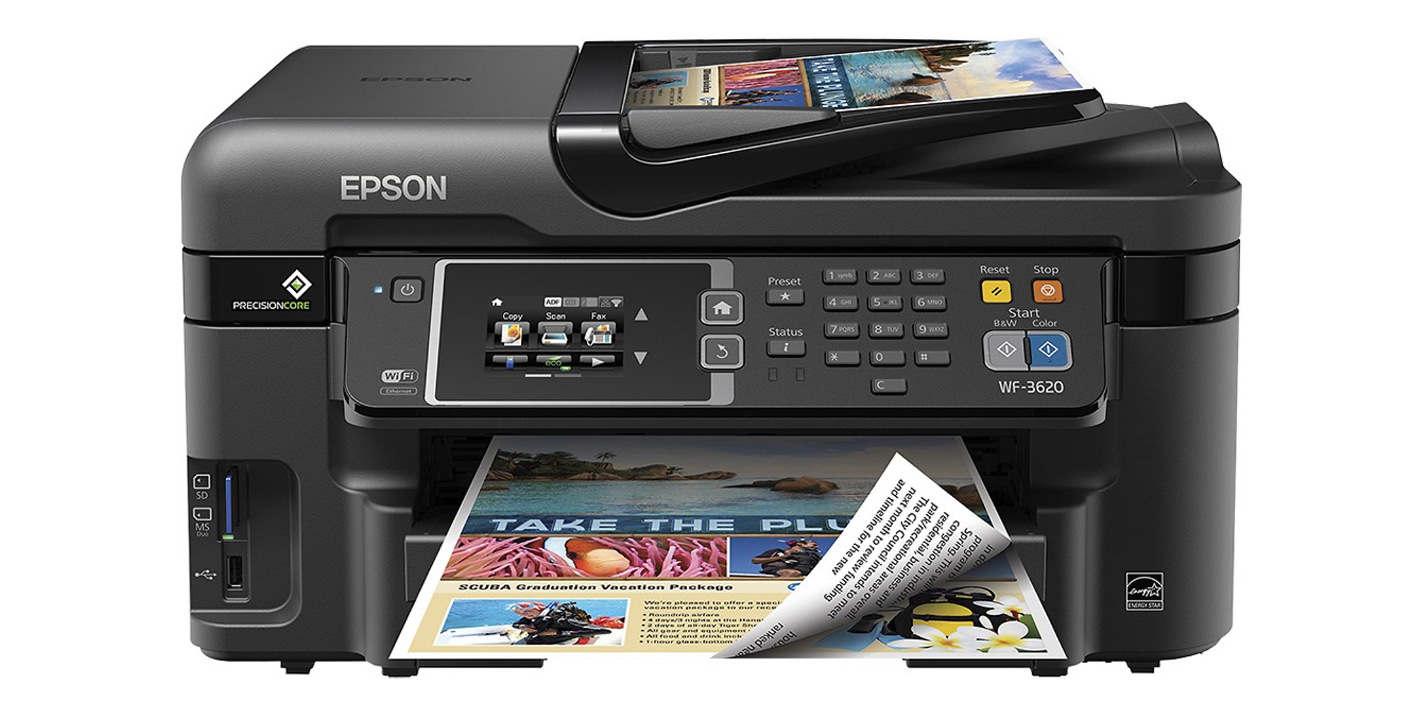  Epson  WorkForce AIO Printer w AirPrint  from 50 shipped 