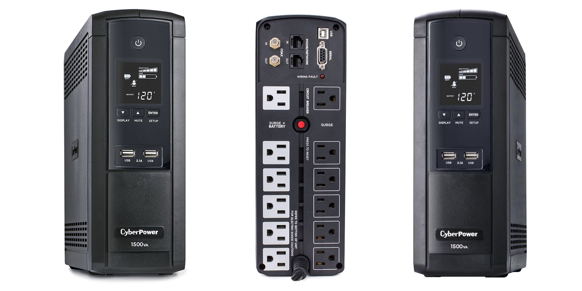 CyberPower's 1500VA 10-outlet UPS can power all your gadgets at $120