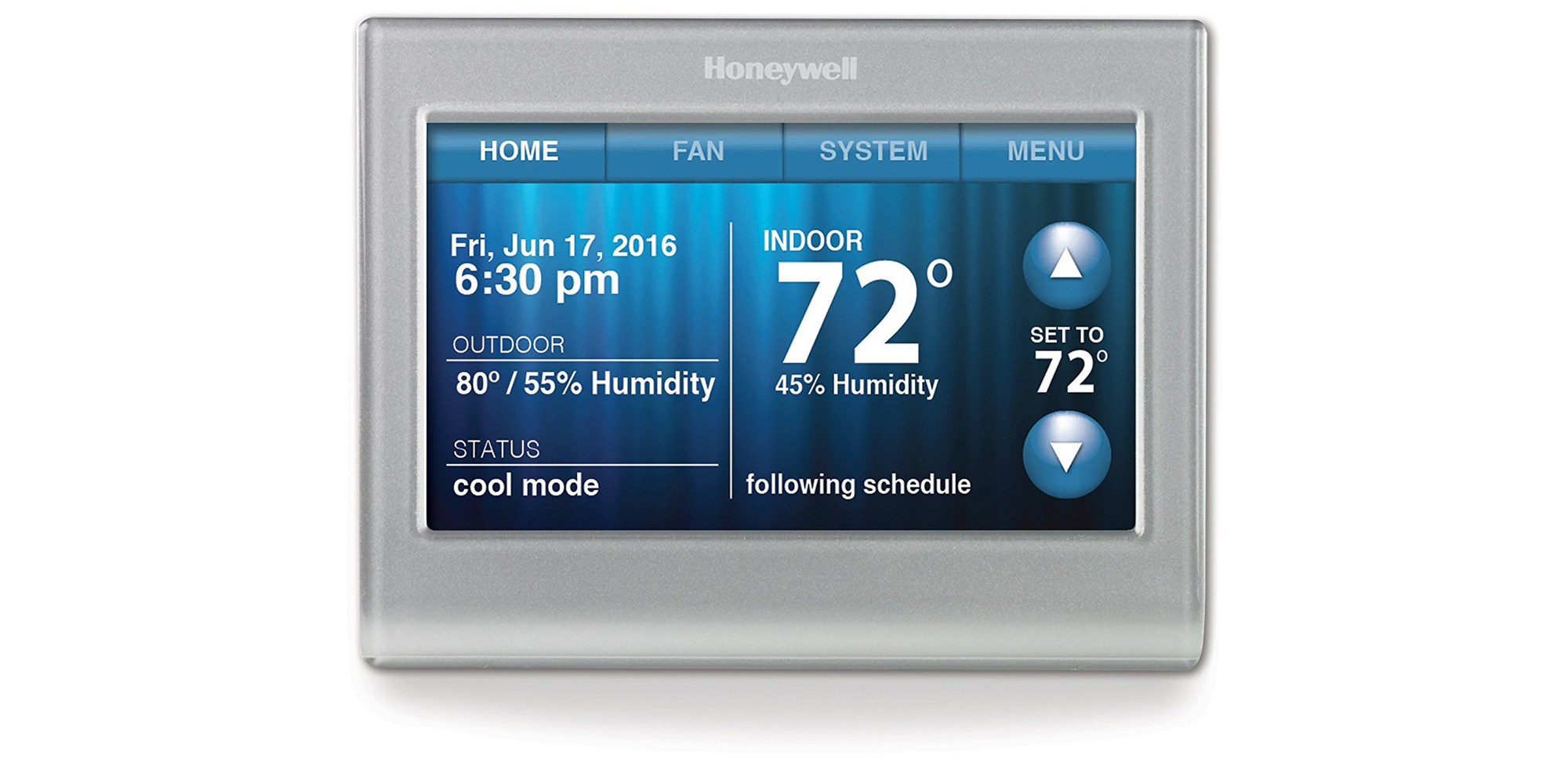 Honeywell WiFi Thermostat works with Alexa for 130