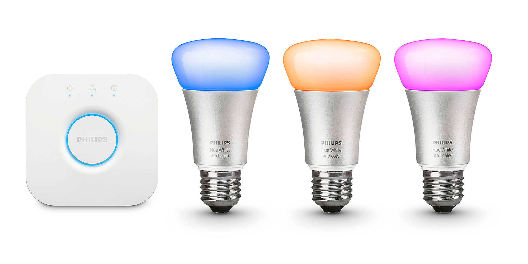 Philips Hue Color Ambiance 2nd Gen. Starter kit to $88 Prime shipped (Refurb, Orig. $200)