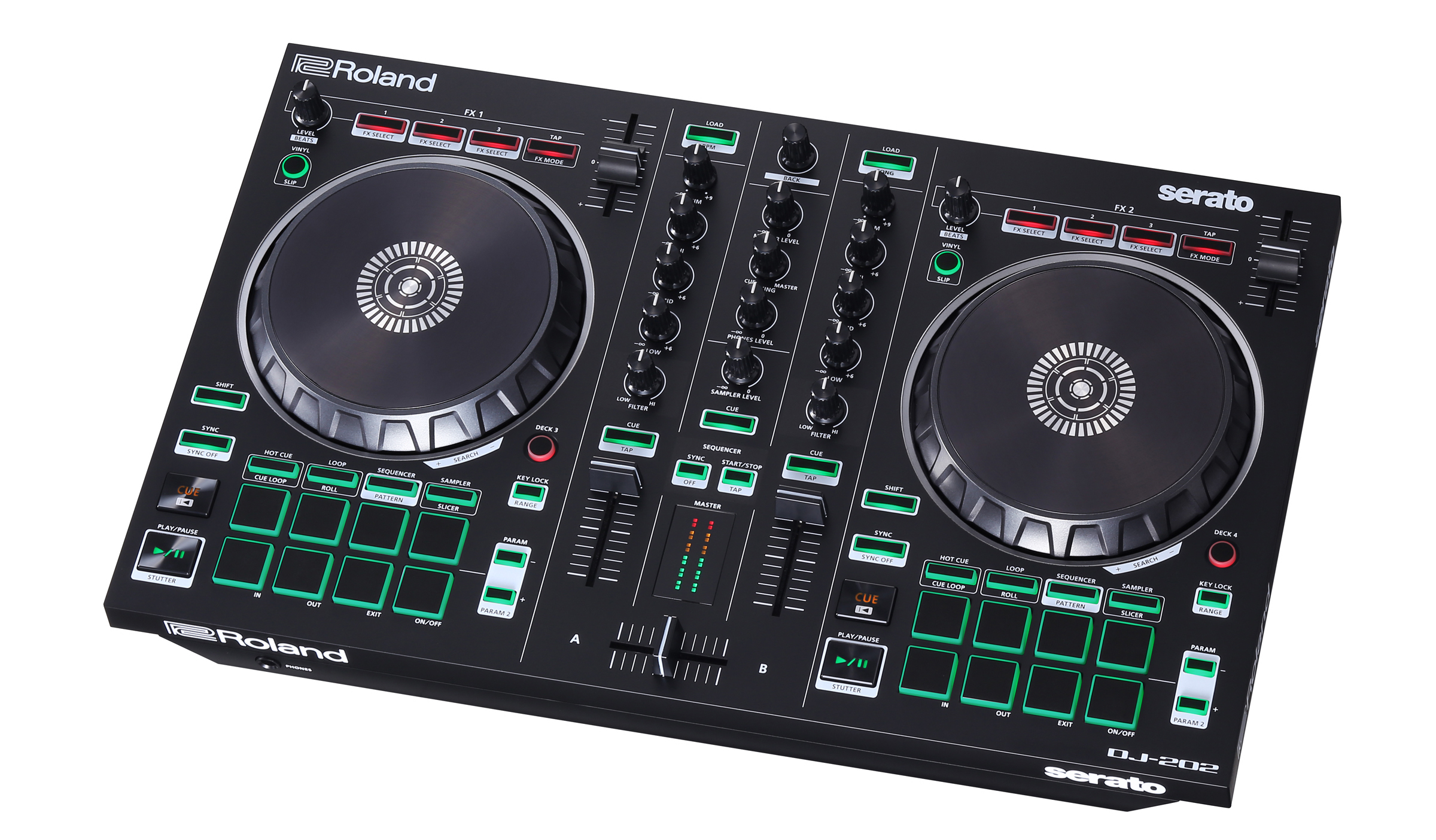 Roland intros new Serato DJ controllers with builtin drum machines
