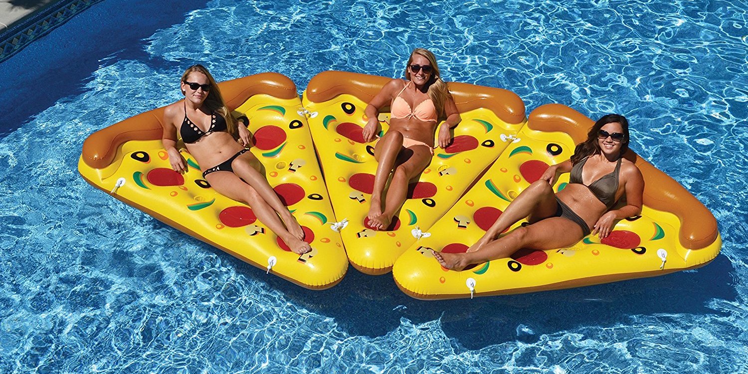 giant inflatable pizza