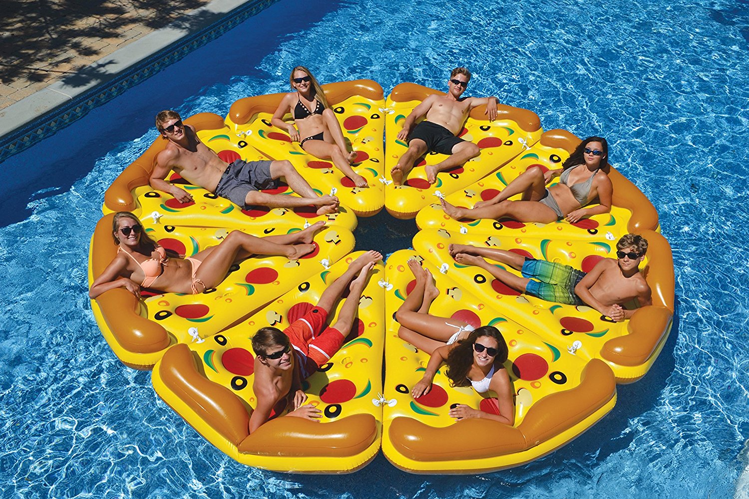 giant inflatable pizza