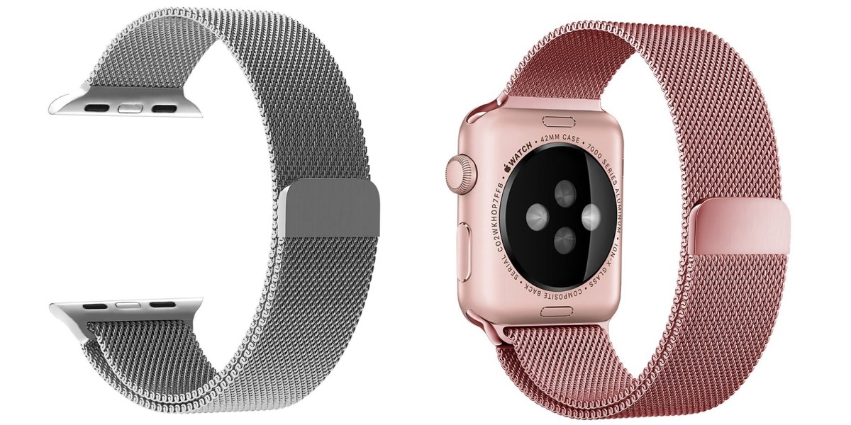Strap on a new Milanese Loop Apple Watch band from $3 shipped