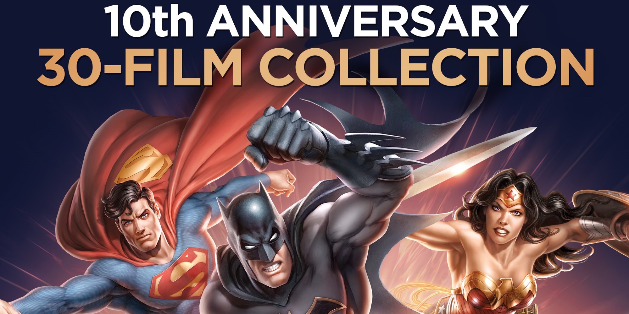 dc universe 10th anniversary collection movie list