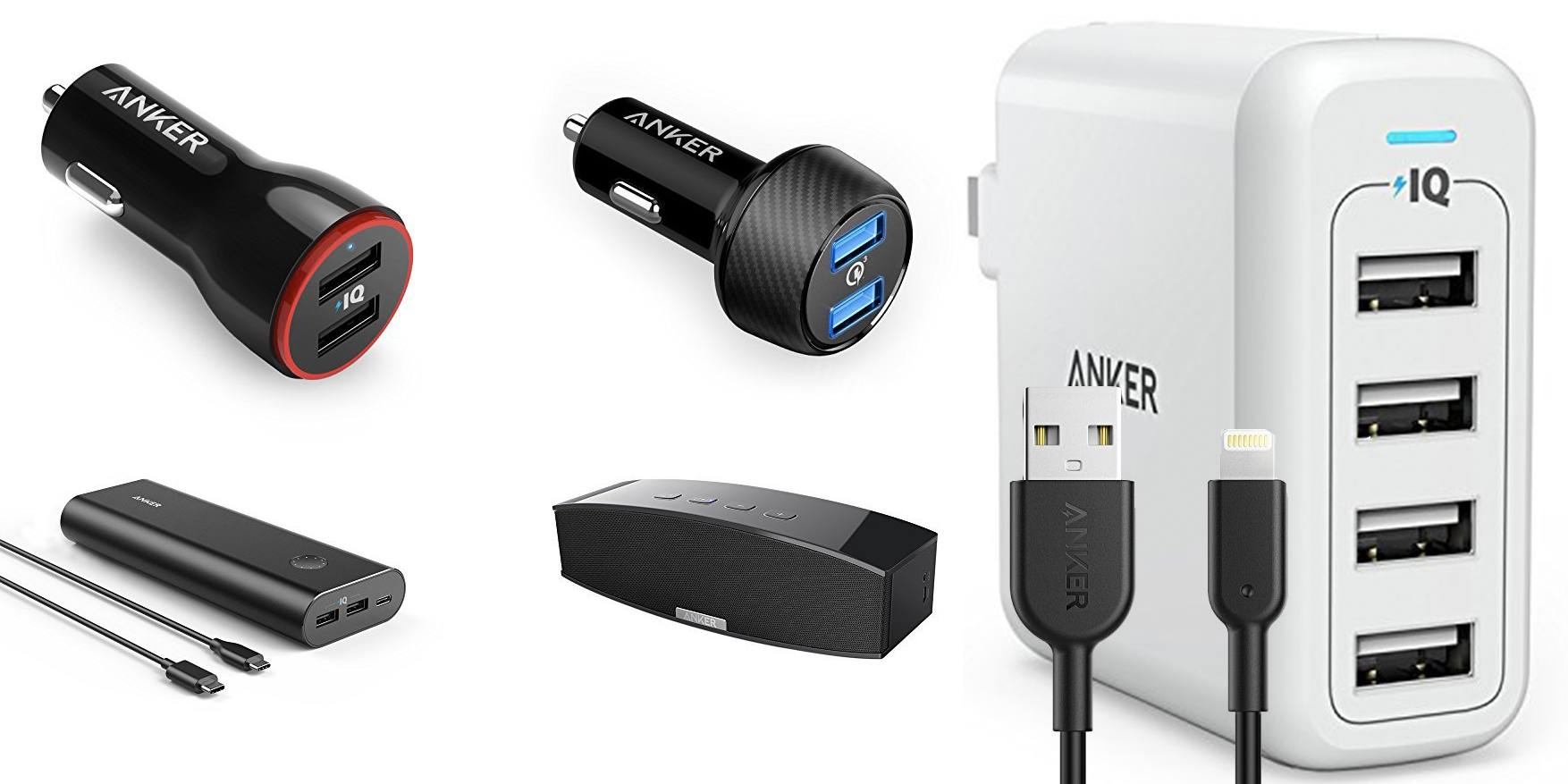 Anker iPhone/Android Accessories from 7 Chargers, USB Cables