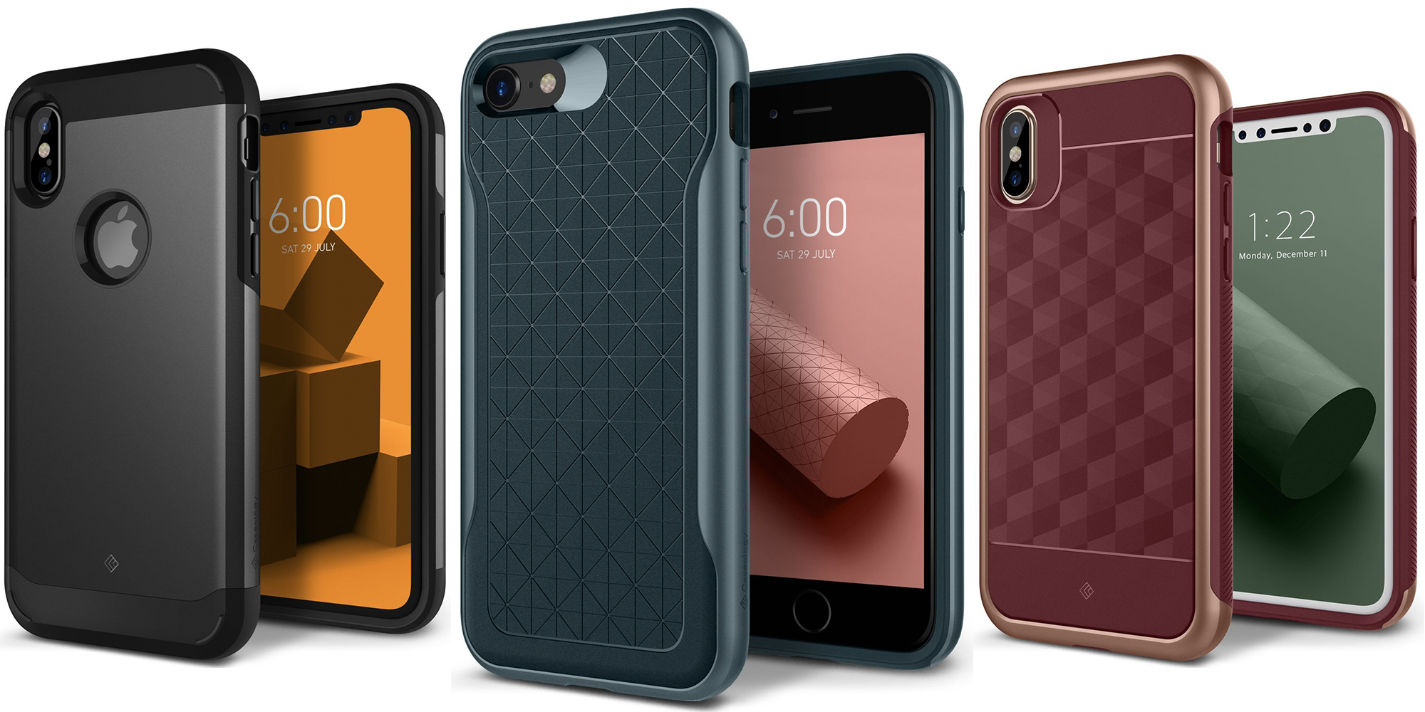 iPhone 8/Plus/X Cases from 5 at Caseology's Amazon storefront