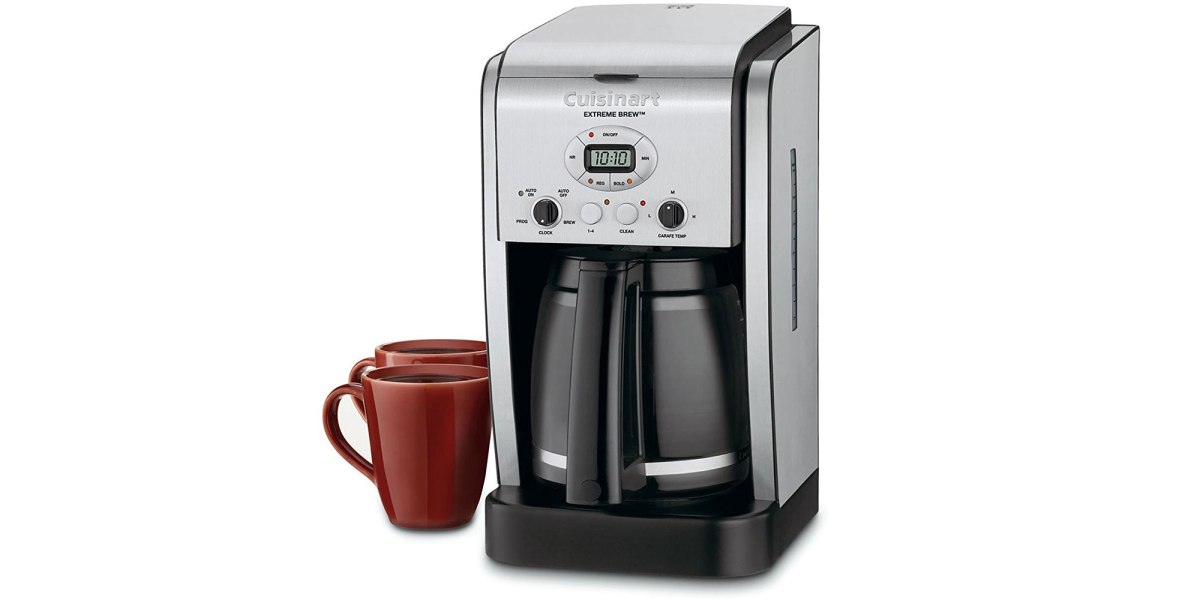 Brew coffee in no time w/ this Cuisinart Extreme 12 cup coffee maker 35