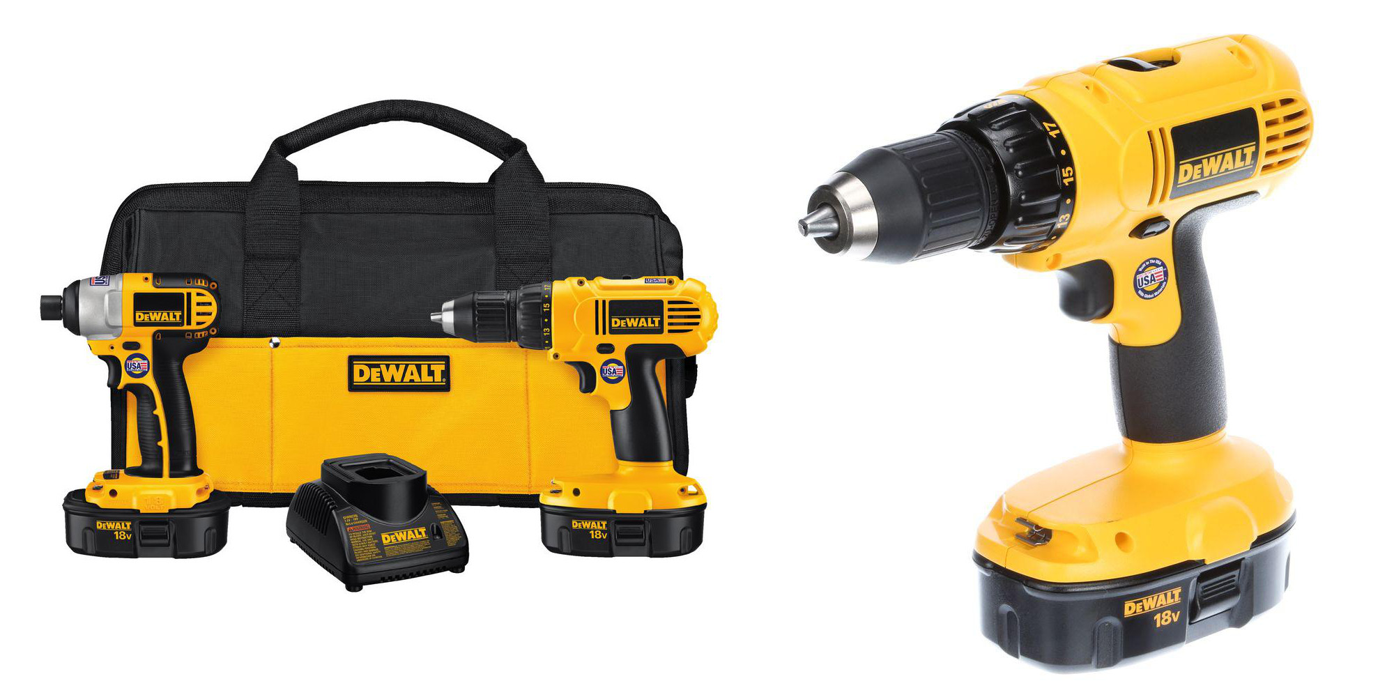 DEWALT Cordless Drill + Impact Driver Combo Kit 99 shipped (Reg. 150
