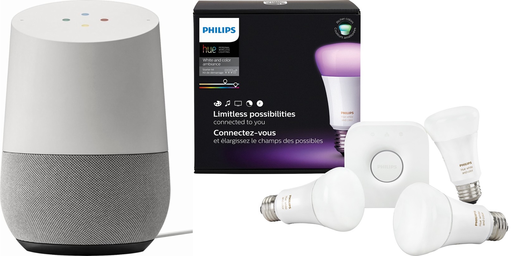 Use philips hue with google fashion home