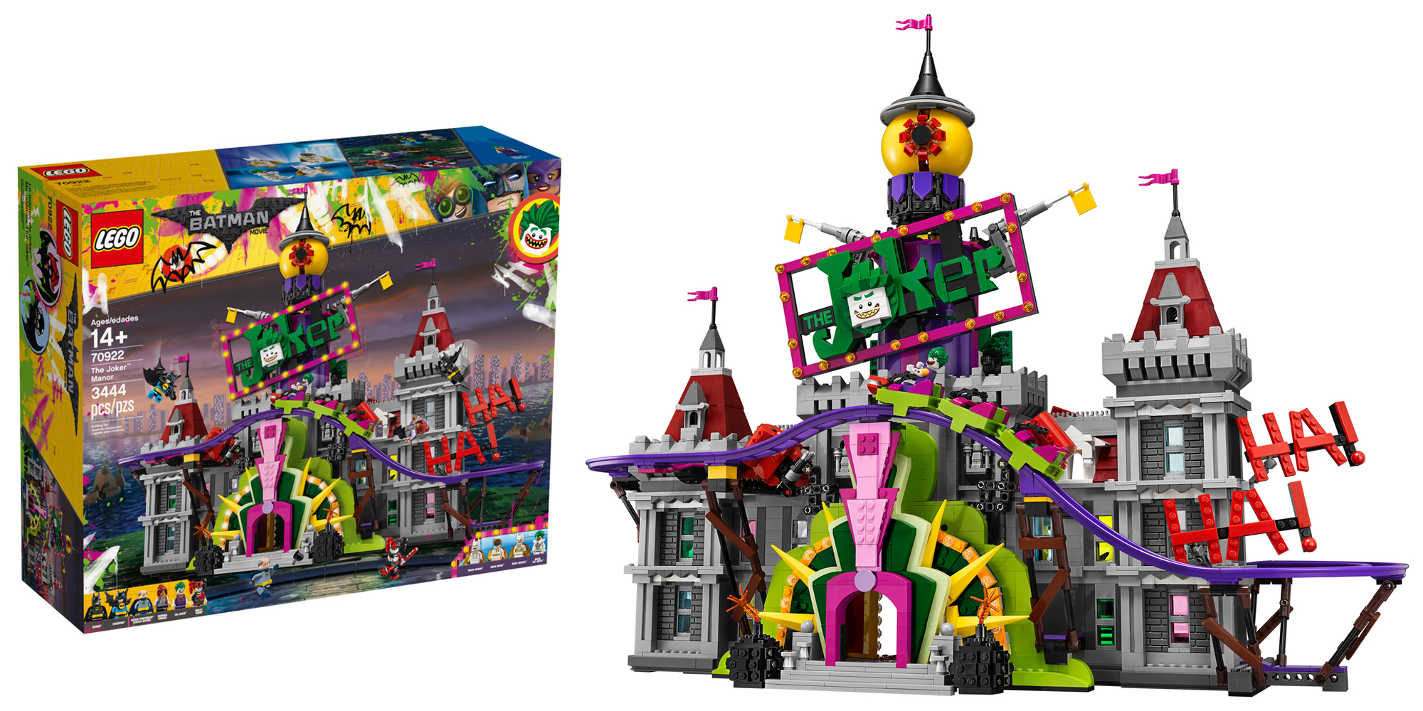 lego joker theme park