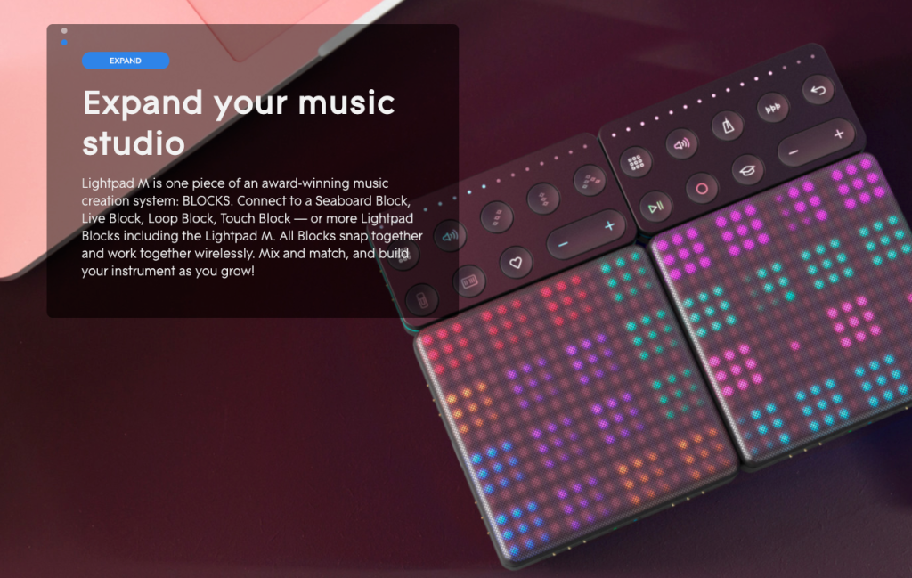 ROLI brings new 5D touch surface controller to its modular Blocks system