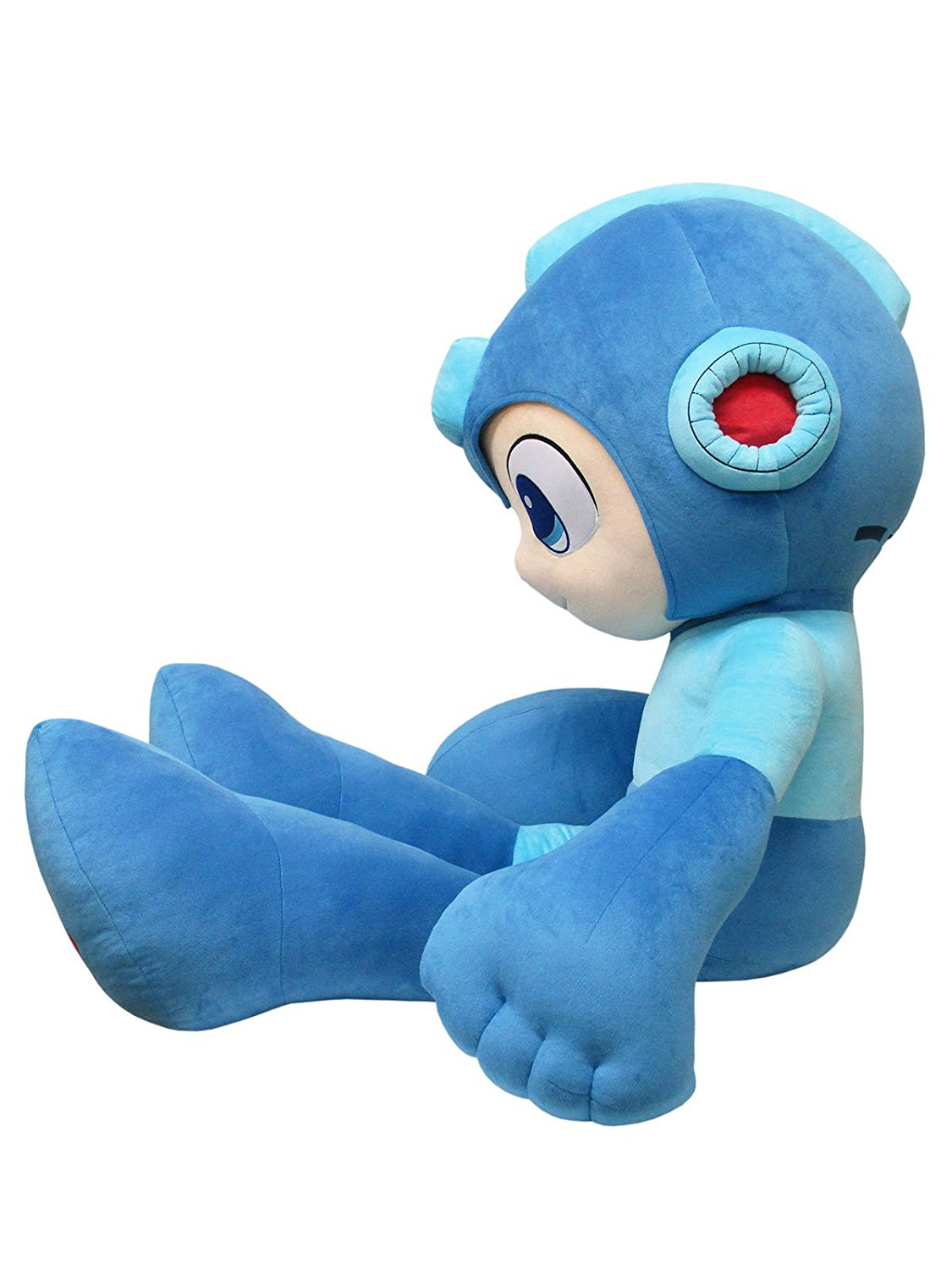Check out this life-size, $290+ Mega Man plush toy