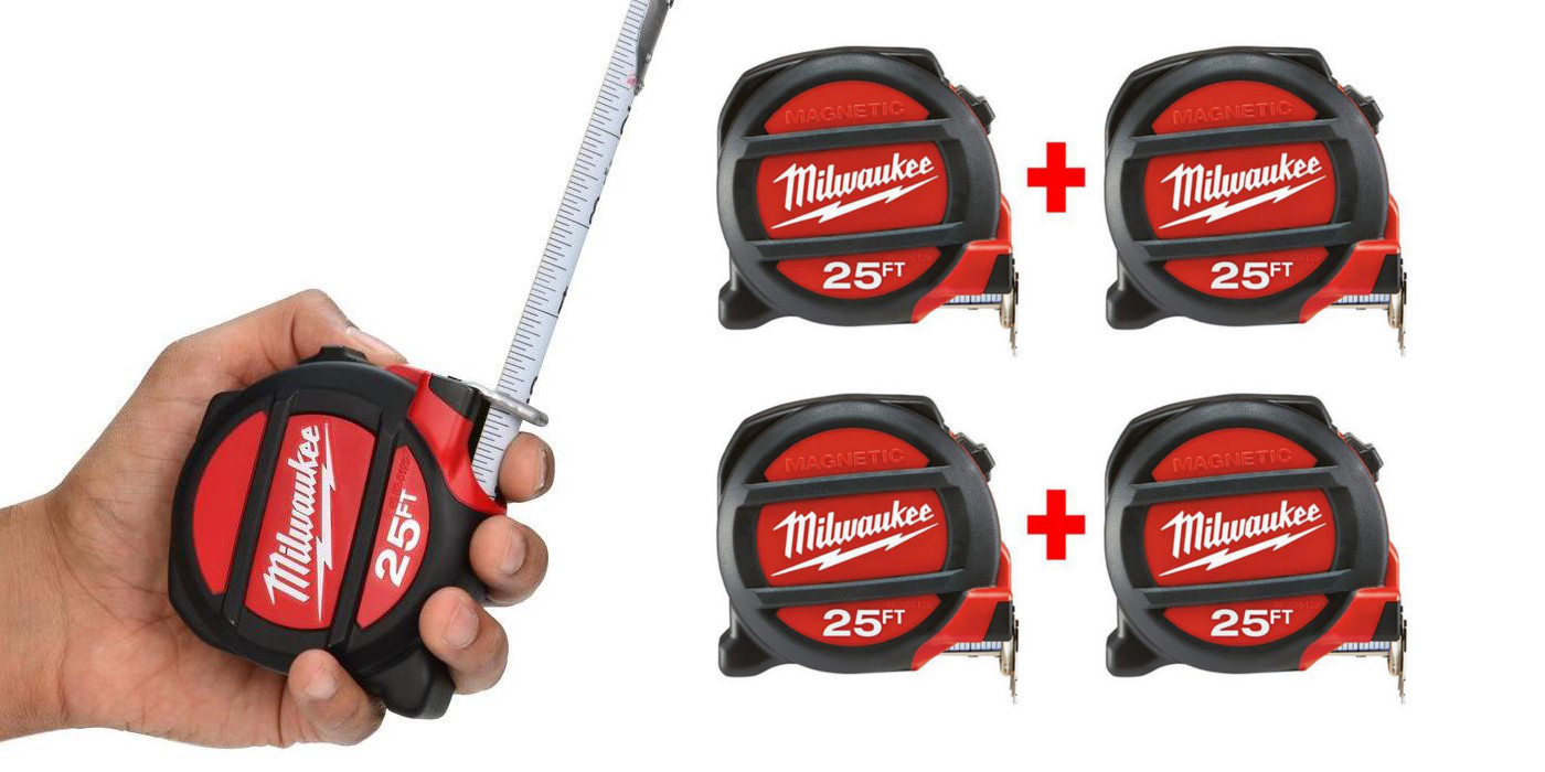 Milwaukee 25 ft. Tape Measures 2Pack for 20 at Home Depot