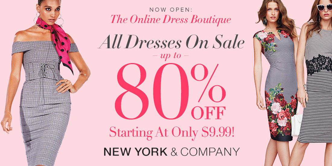 New York and Company Fall Event: up to 80% off with prices starting at $10