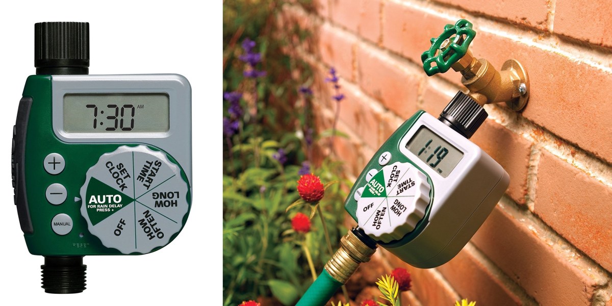 Water your lawn easily with this programmable hose faucet timer for 20