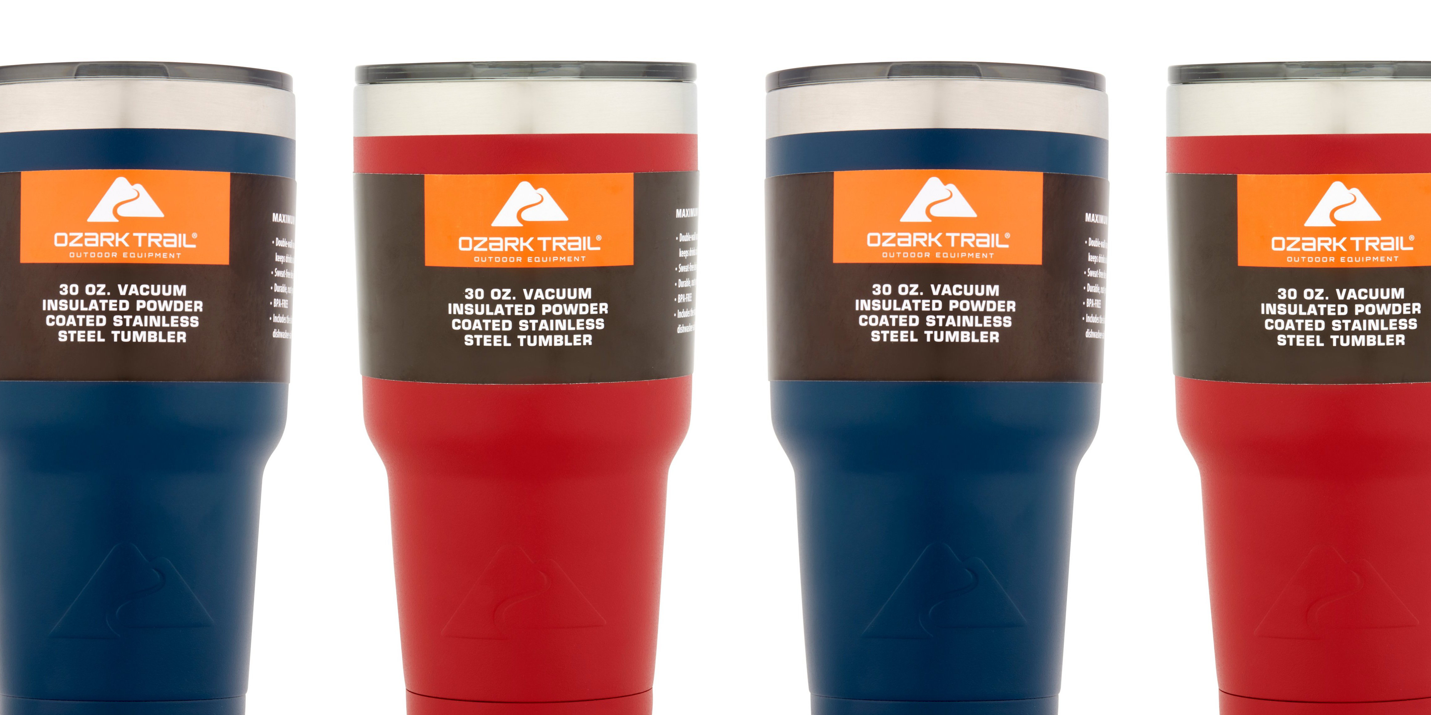 Grab a 2Pack of Ozark Trail Stainless Steel Tumblers from 6.50 (Reg