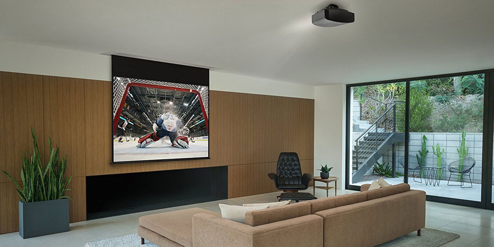 4k projector living room