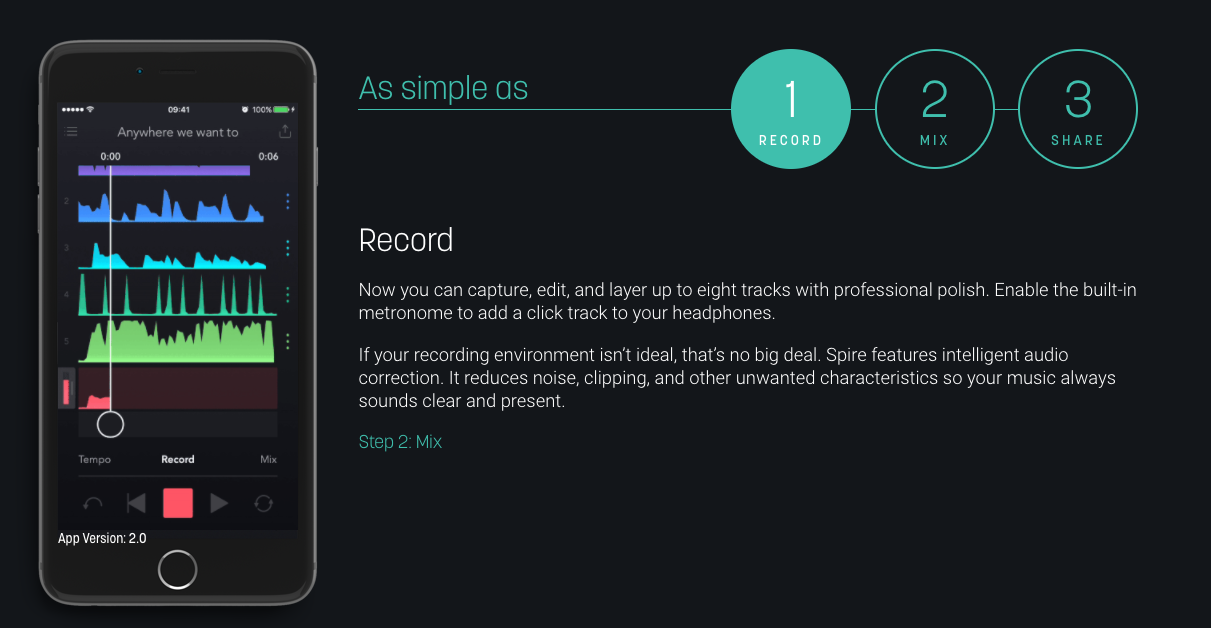 Spire Studio brings wireless allinone multitrack recording to iPhone
