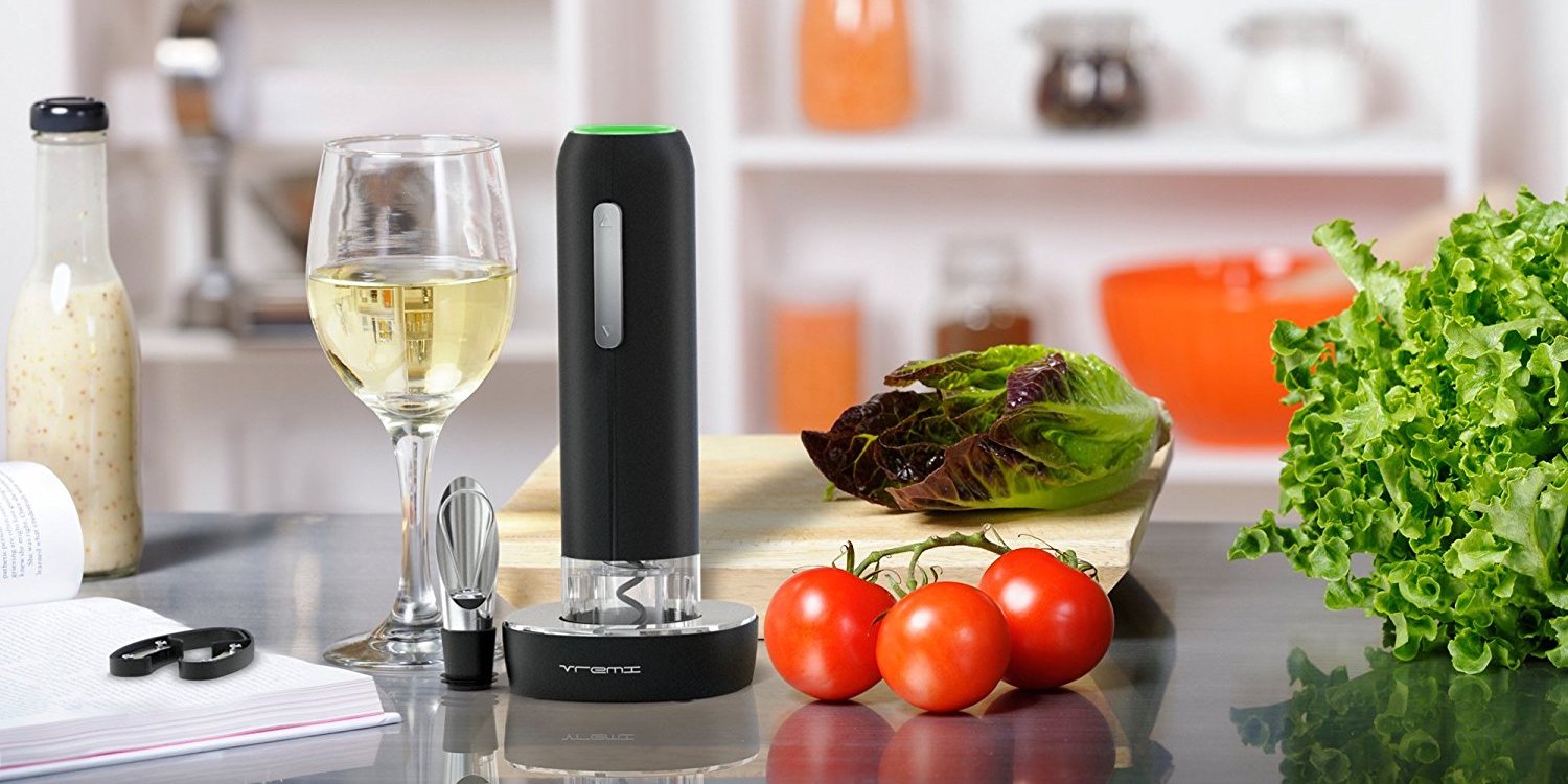 Vremi Electric Wine Opener w/ Charging Base just 20 Prime shipped