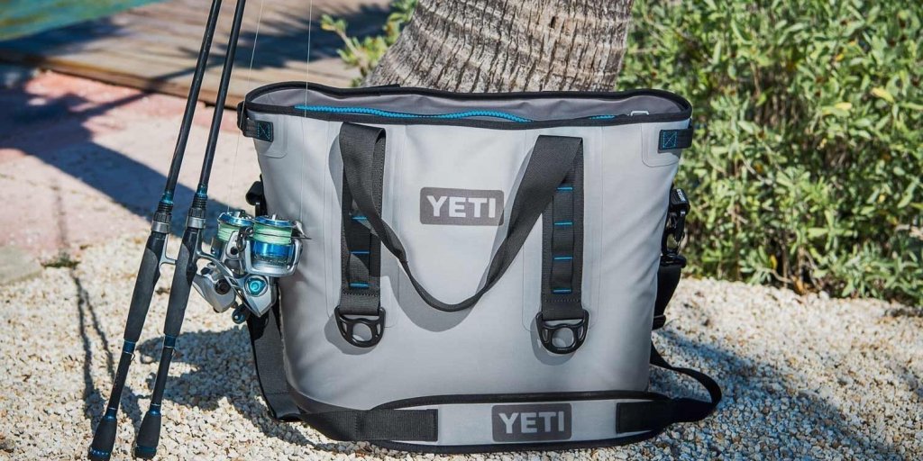 YETI's Hopper 40 Cooler carries 36 cans and keeps it cold all day