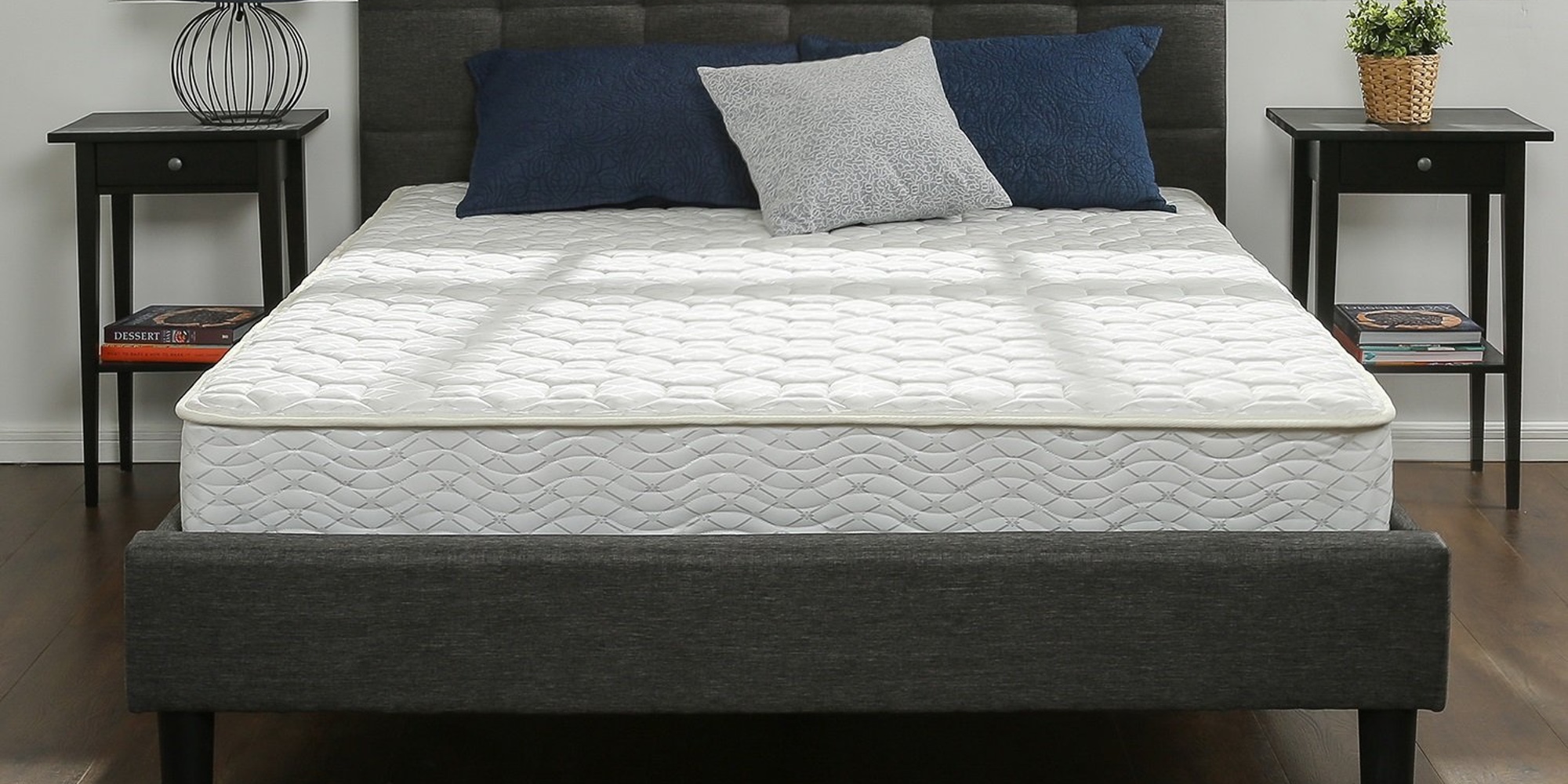 zinus 8 inch quilted hybrid mattress