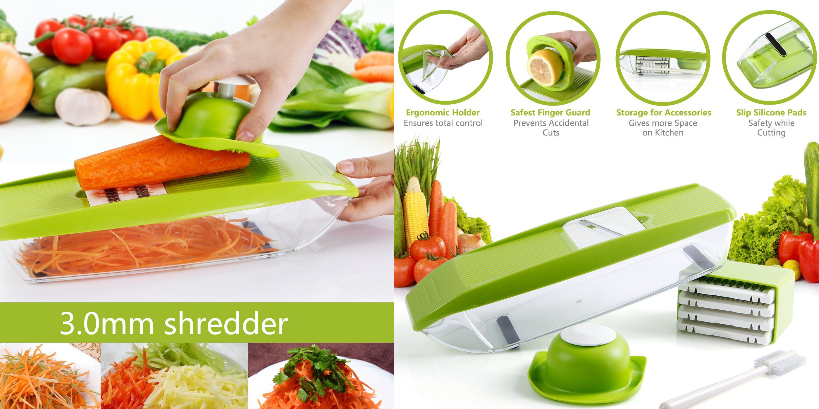 Make preparing dinner even easier w/ this 5-Blade Mandoline: $14 Prime ...