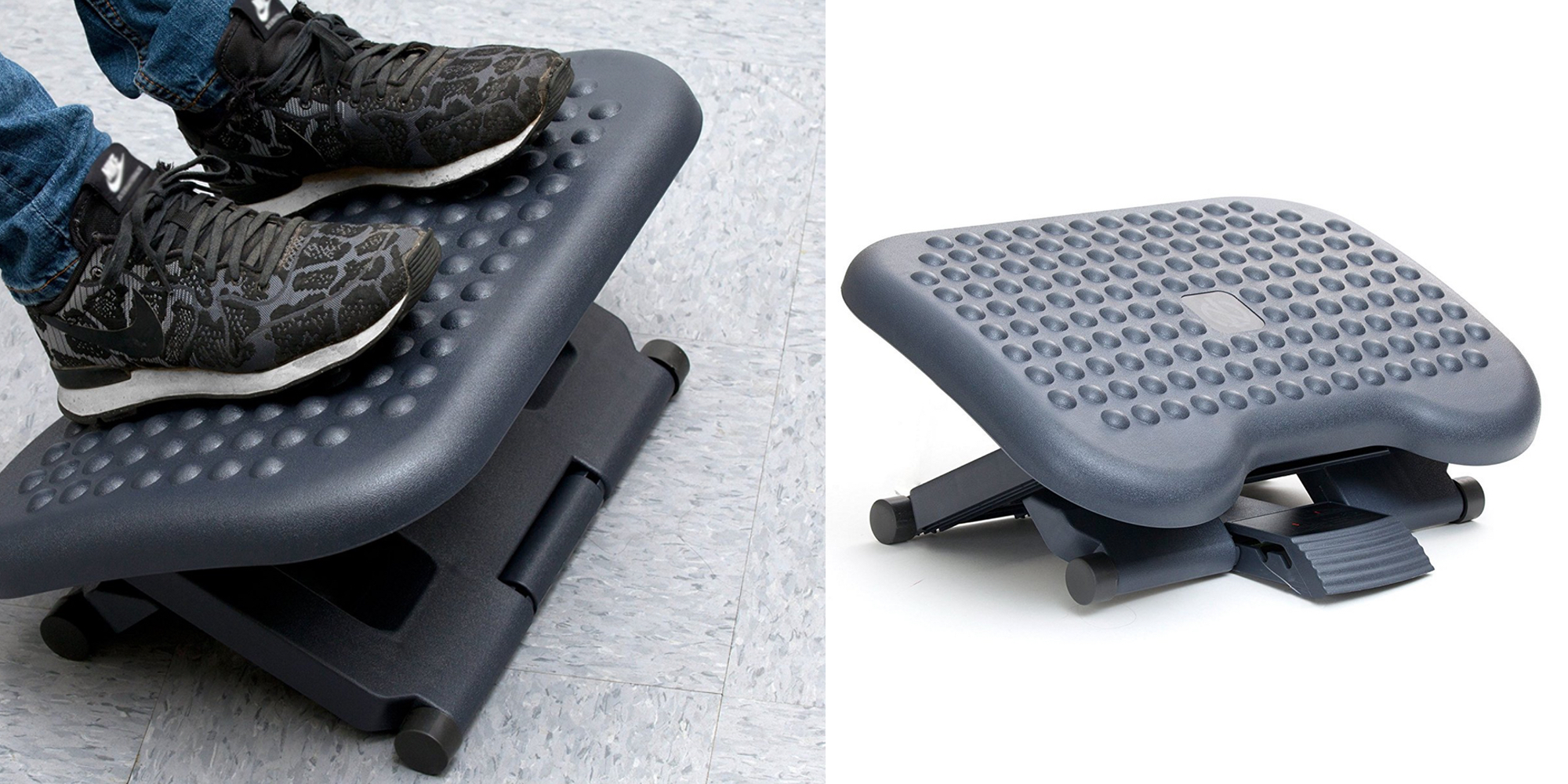 This adjustable ergonomic footrest improves your posture for 13 Prime