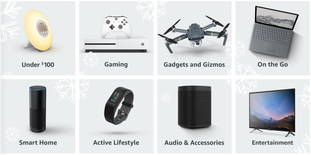 Amazon's 2017 Holiday Gift Guide is here and it's loaded w/ electronics