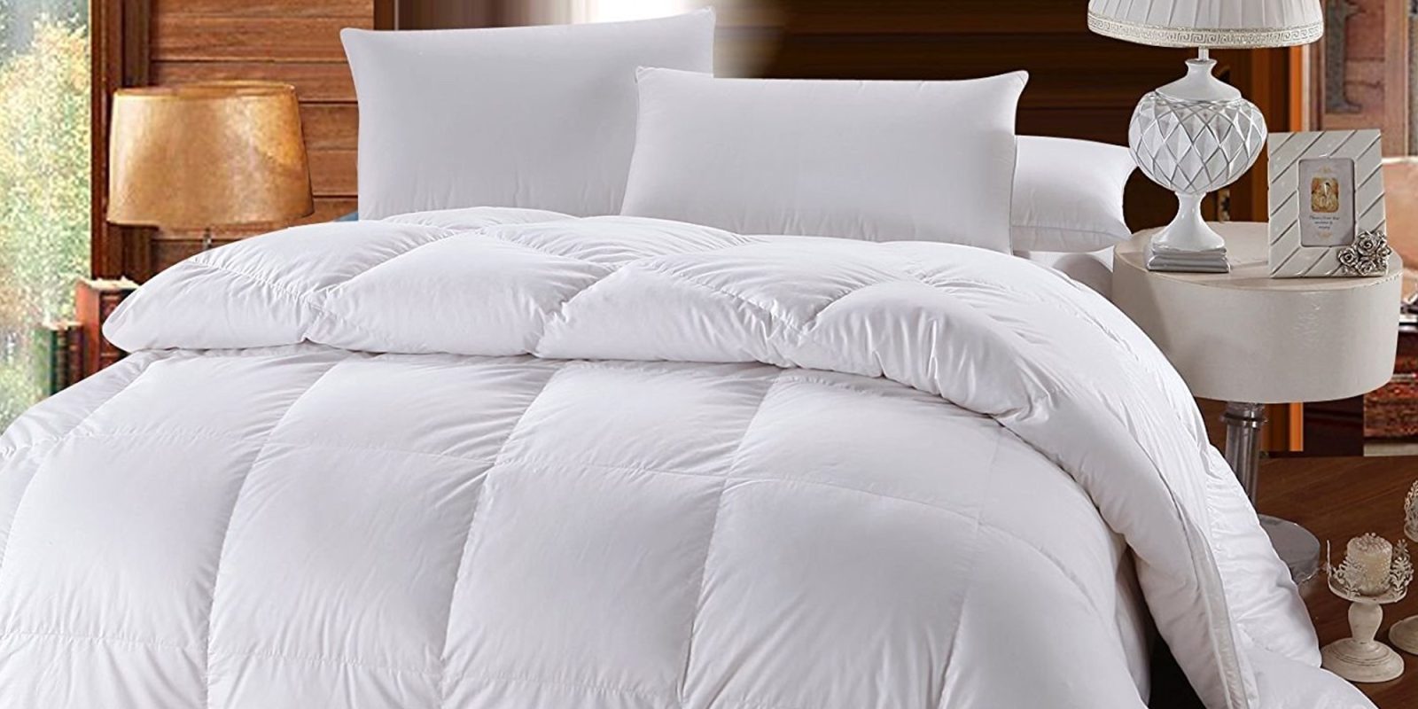 Royal Bedding 100 cotton down comforters from 135 shipped, today only