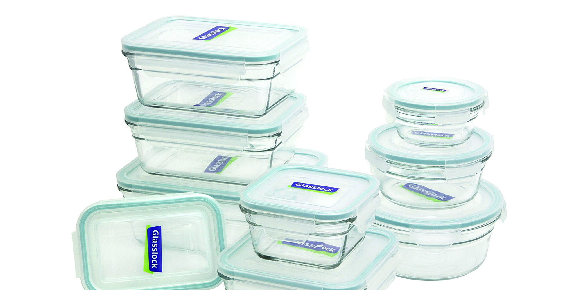 Glasslock 18-Piece Assorted Oven Safe Container Set