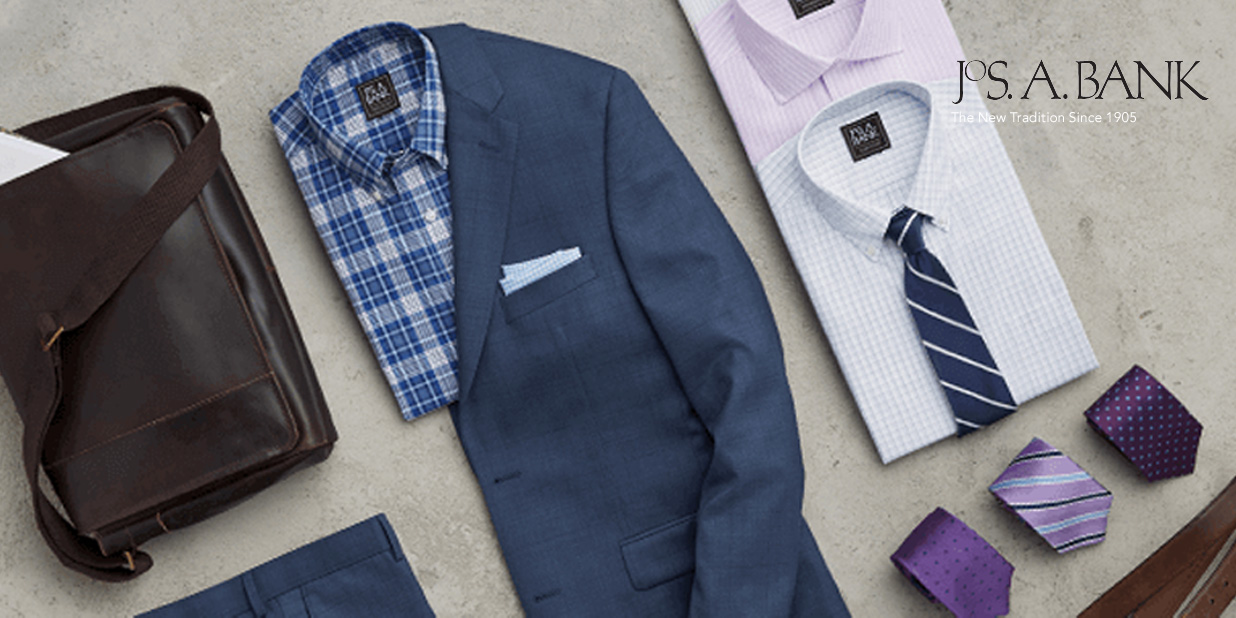 Jos. A. Bank Clearance Event has deals from just $7: suits, polo shirts ...