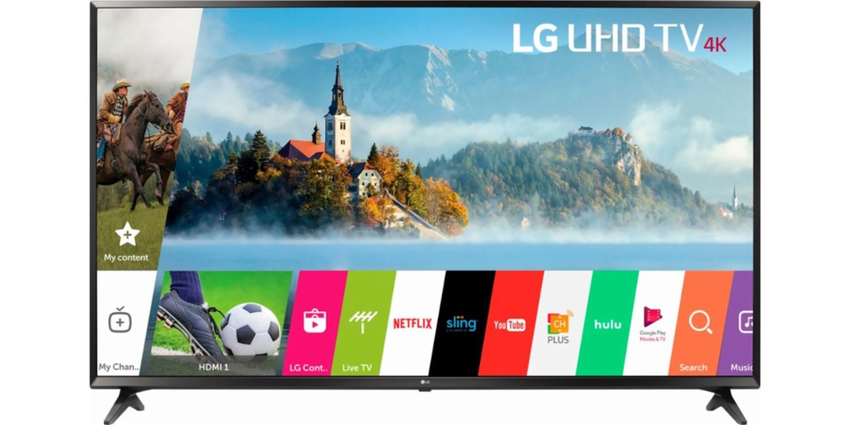 Take home the LG 49-inch Smart 4K Ultra HDTV for a low $370 shipped