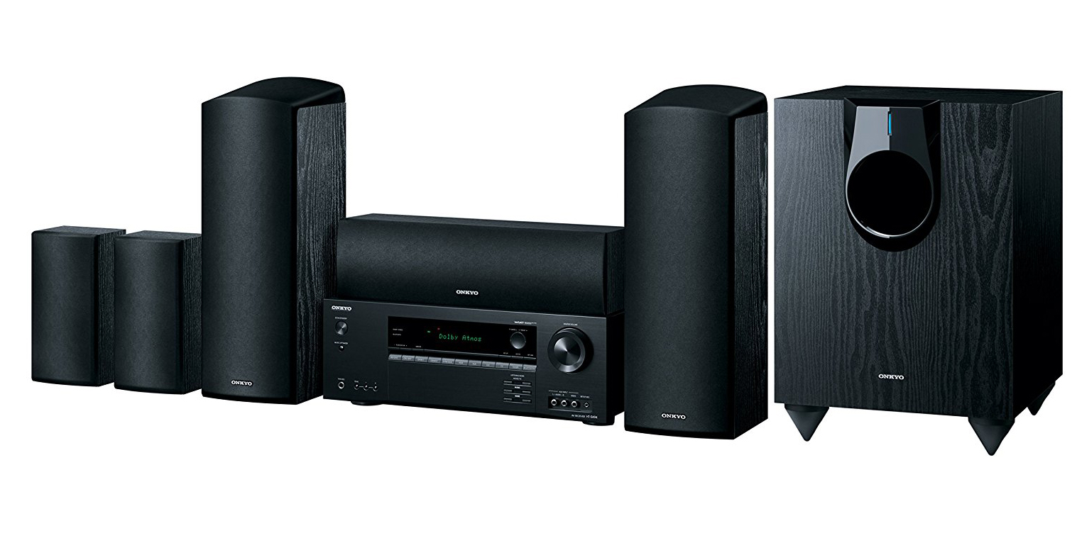 Onkyo's 5.1Ch. Dolby Atmos Home Theater System jumpstarts your TV