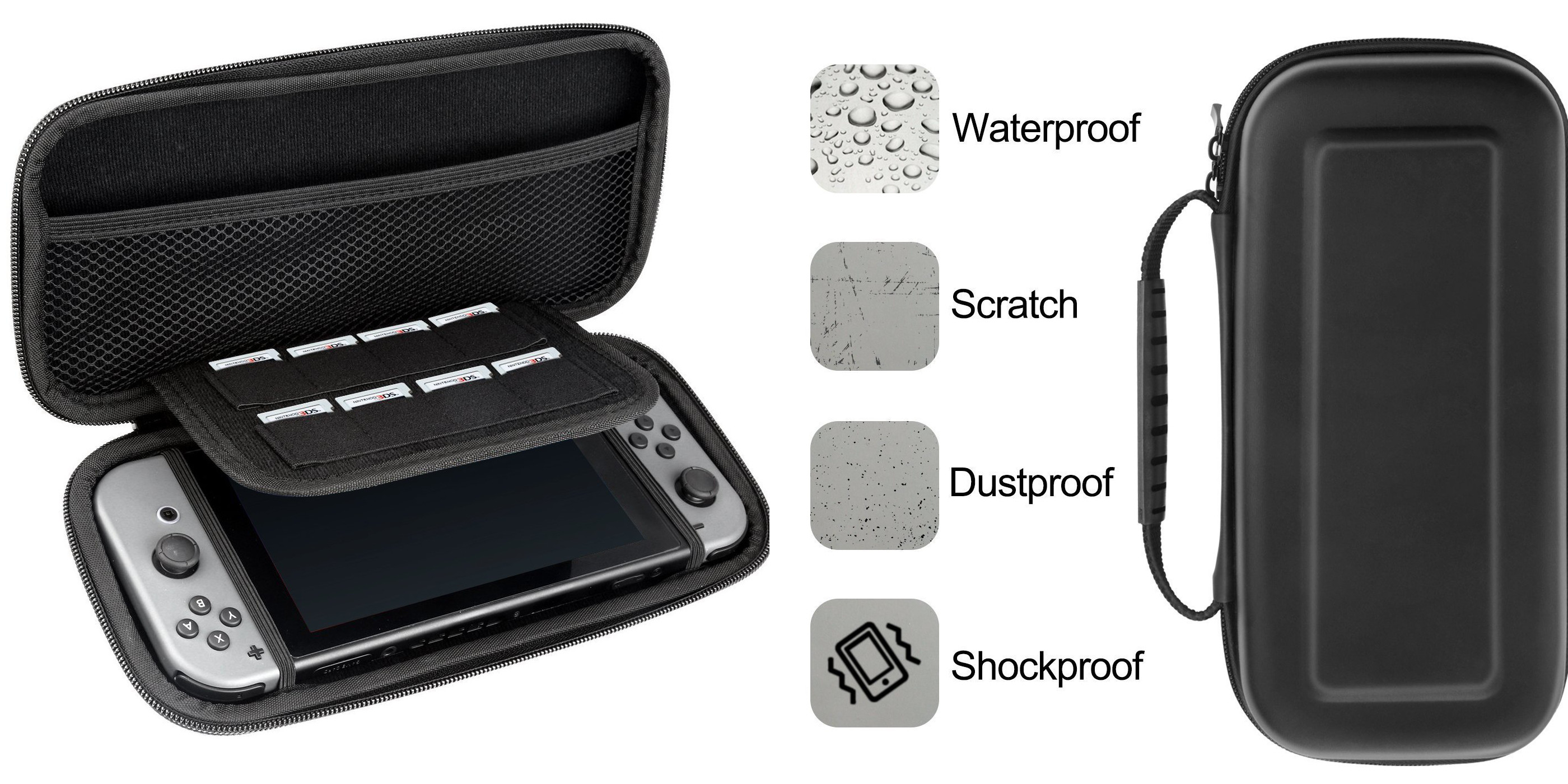 nintendo switch carrying case and grip
