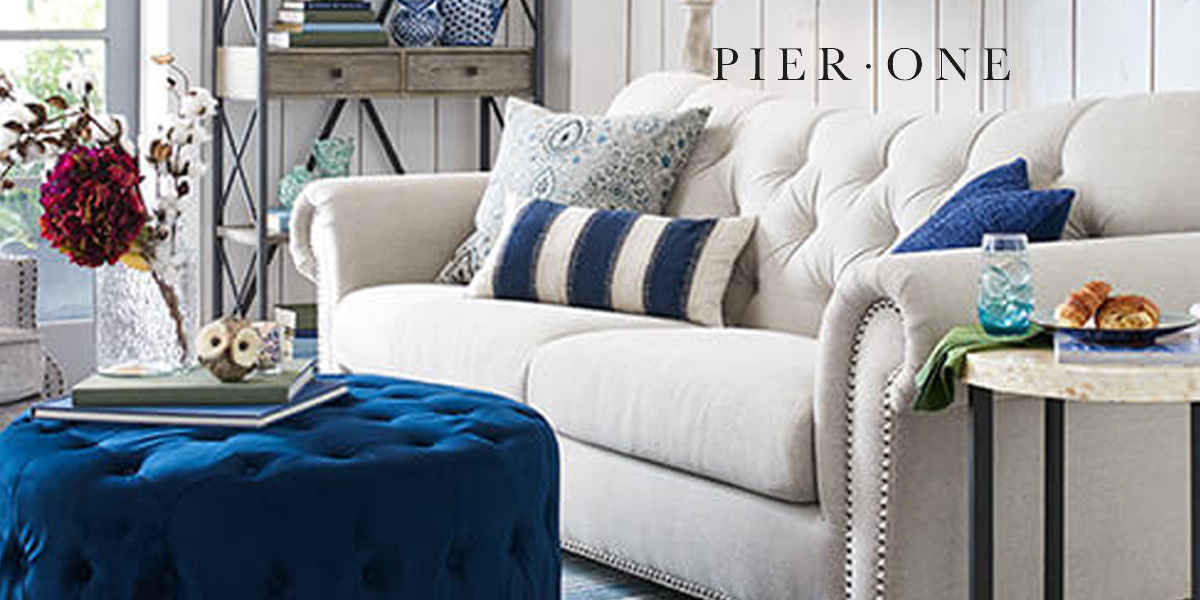 pier one furniture sale offers up to 25% off couches, chairs, dining