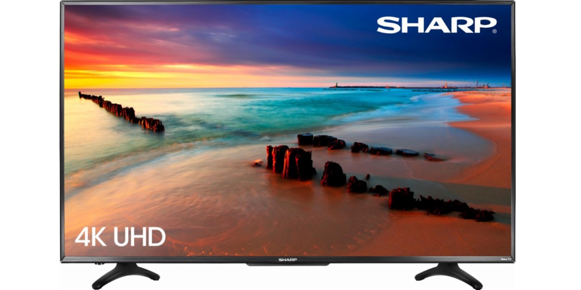 Sharp 50inch 4K Roku Smart Ultra HDTV w/ 3 HDMI inputs for 380 (Reg