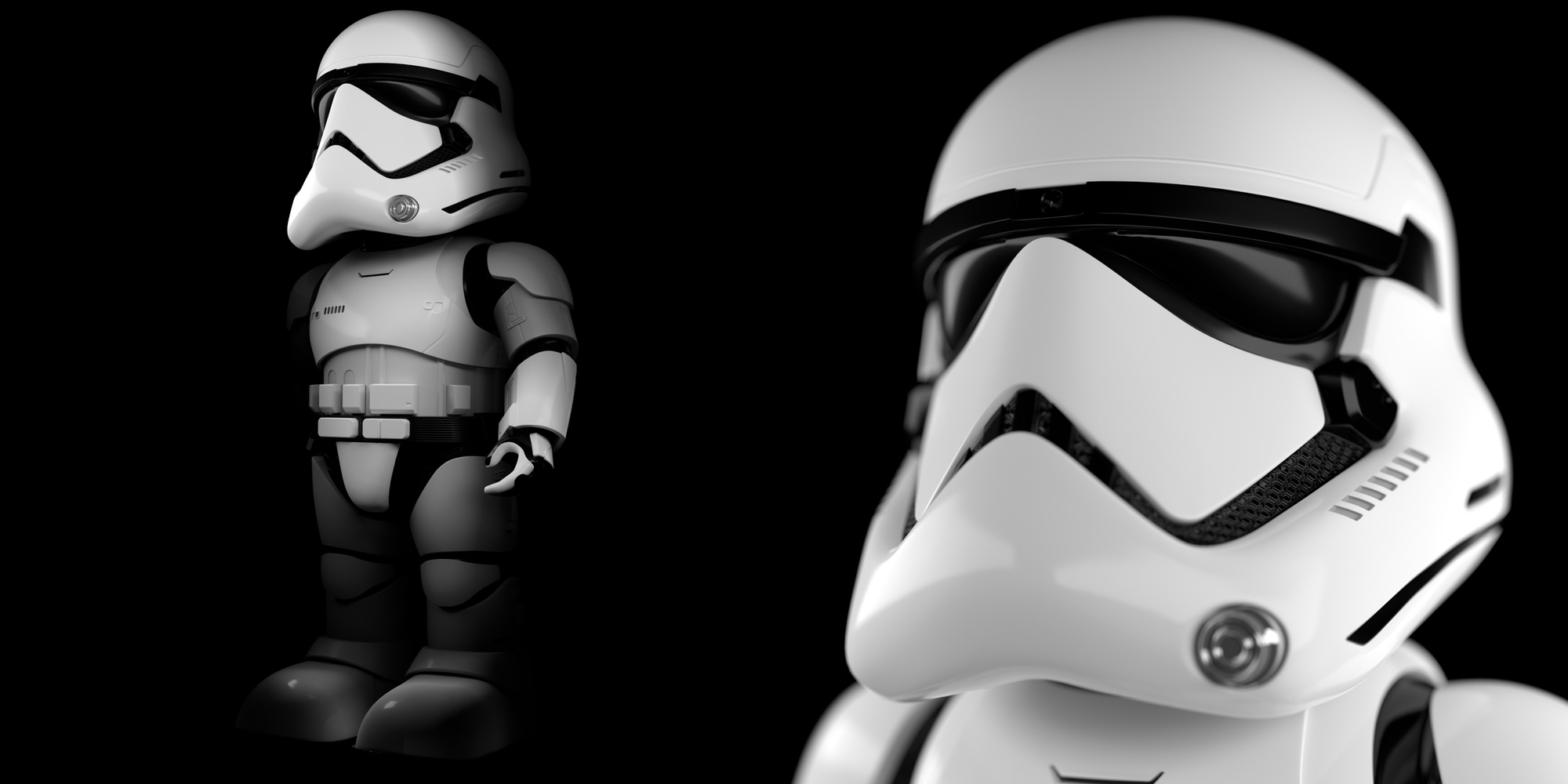 Star Wars and combine for voice-controlled First Order Stormtrooper robot