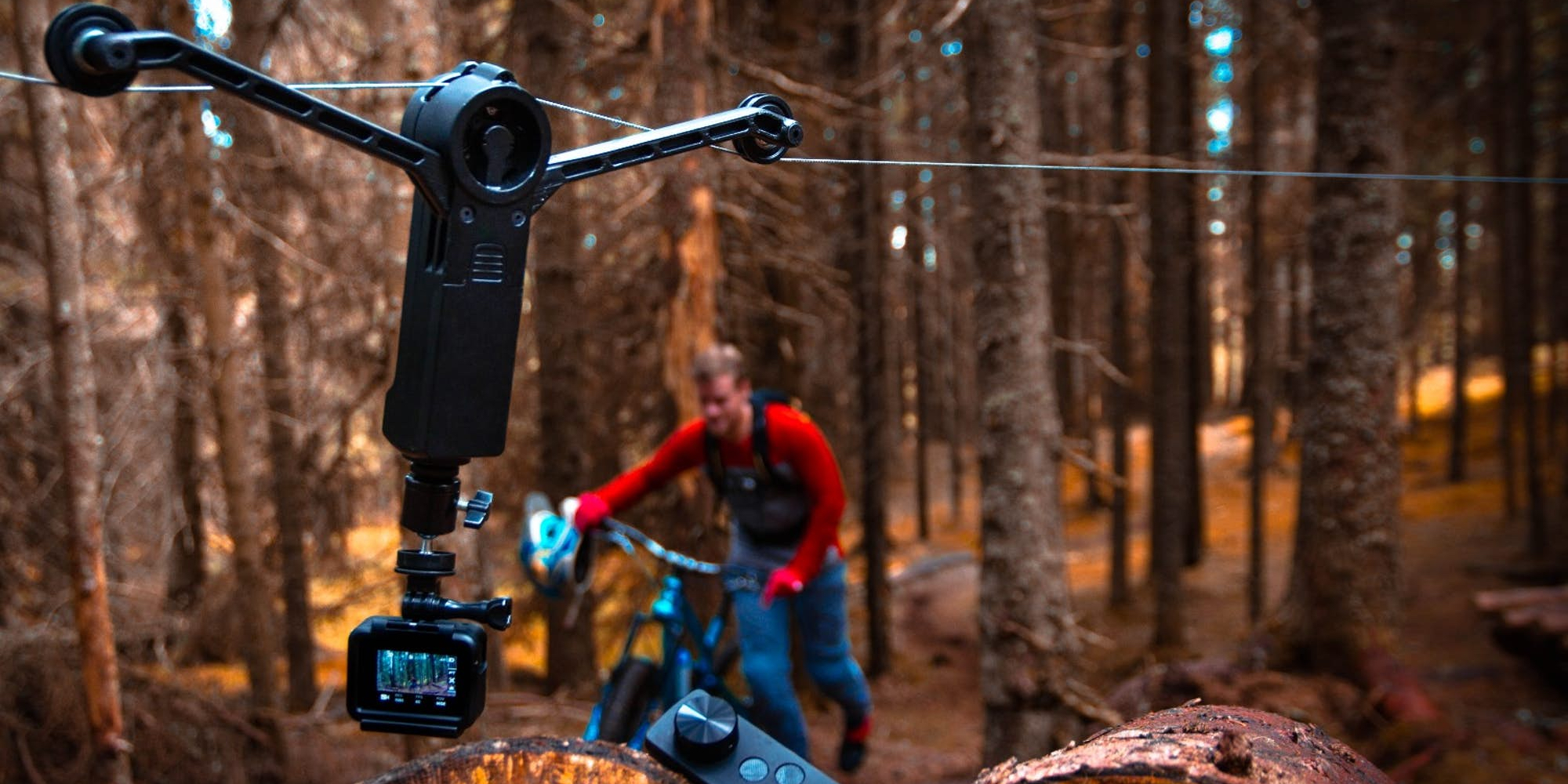 Wiral Lite is the portable cable camera rig for GoPros and iPhones