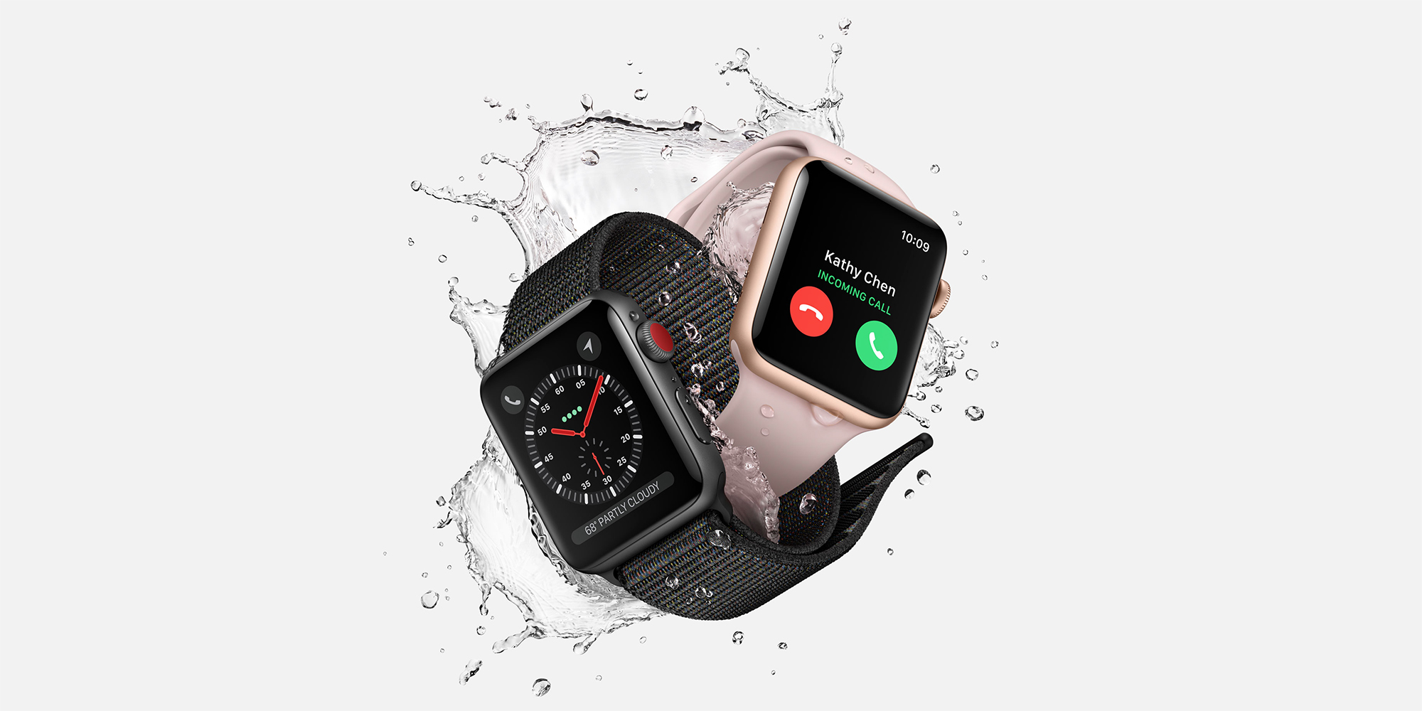 apple watch series 4 in water