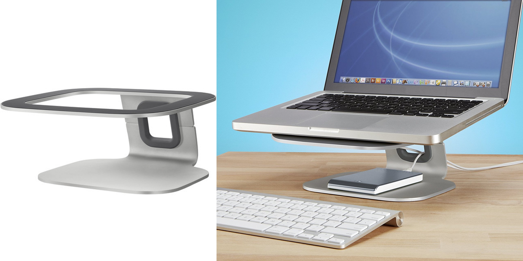 Keep your MacBook elevated with Belkin's Loft Aluminum Laptop stand for 35