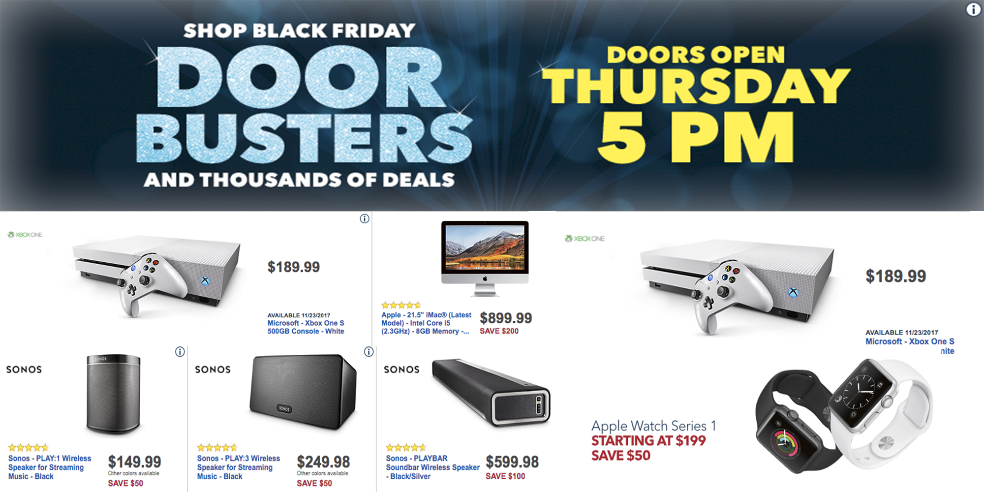 Best Buy&#39;s Black Friday 2017 ad hits w/ big Apple discounts, smart home gear, TVs, much more ...