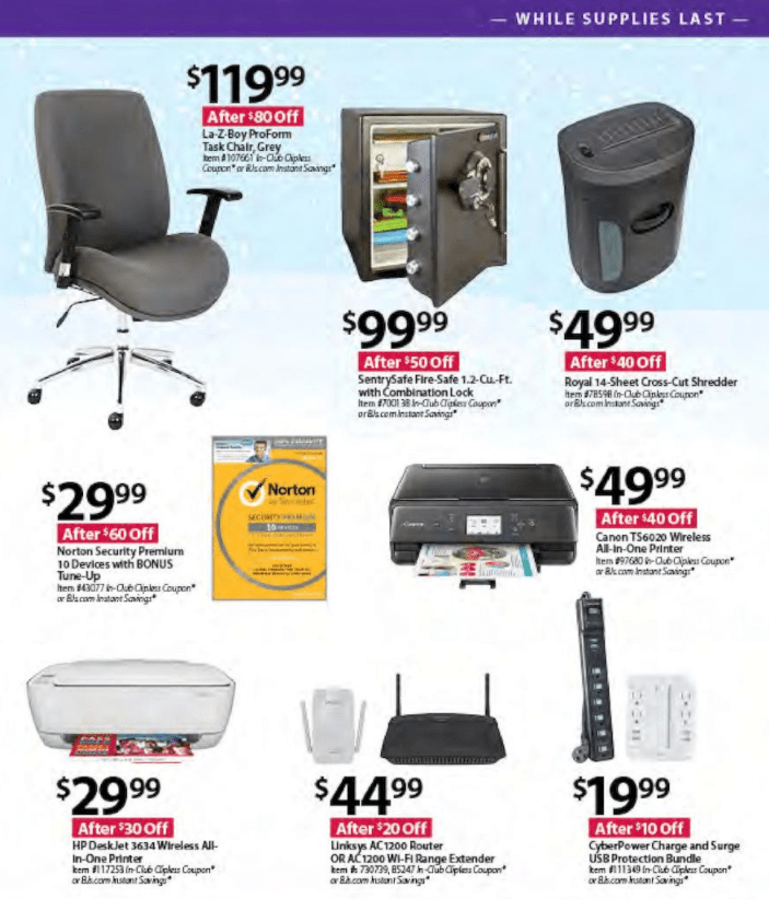 BJ's Black Friday 2017 Ad Samsung 65" 4K HDTV 850, DJI Spark 400